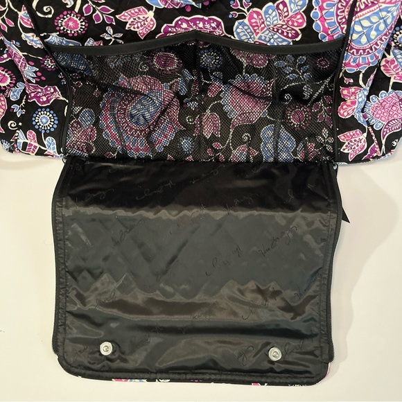 Vera Bradley Stroll Around Baby Diaper Bag “Alpine Floral” Pink Blue Black Md - Picture 9 of 15